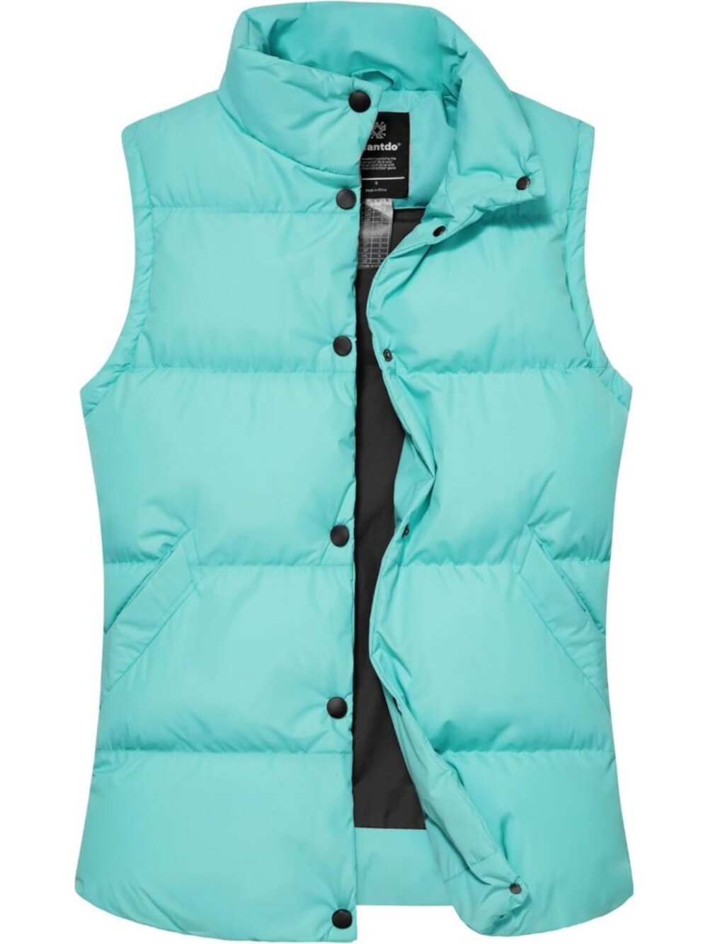 Cozy Women's Thicken Puffer Vest - Stylish Winter Coat with Stand Collar